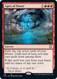 Apex of Power from Commander: Adventures in the Forgotten Realms