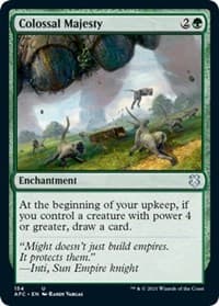 Colossal Majesty from Commander: Adventures in the Forgotten Realms