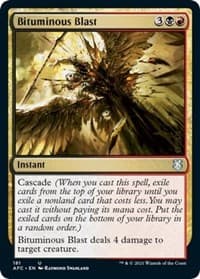 Bituminous Blast from Commander: Adventures in the Forgotten Realms
