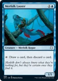 Merfolk Looter from Commander: Adventures in the Forgotten Realms