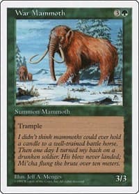 War Mammoth from Fifth Edition
