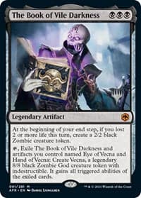 The Book of Vile Darkness from Promo Pack: Adventures in the Forgotten Realms