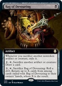Bag of Devouring (Extended Art) from Commander: Adventures in the Forgotten Realms