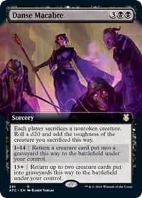 Danse Macabre (Extended Art) from Commander: Adventures in the Forgotten Realms
