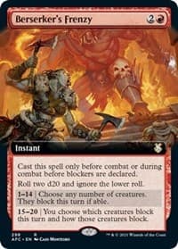 Berserker's Frenzy (Extended Art) from Commander: Adventures in the Forgotten Realms