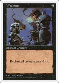 Weakness from Fifth Edition