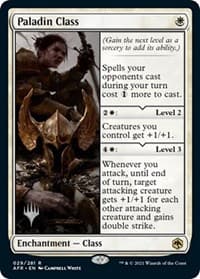 Paladin Class from Promo Pack: Adventures in the Forgotten Realms