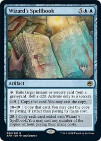 Wizard's Spellbook from Promo Pack: Adventures in the Forgotten Realms