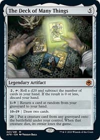 The Deck of Many Things from Promo Pack: Adventures in the Forgotten Realms