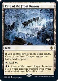 Cave of the Frost Dragon from Promo Pack: Adventures in the Forgotten Realms