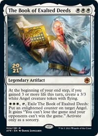 The Book of Exalted Deeds from Prerelease Cards