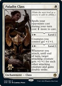 Paladin Class from Prerelease Cards