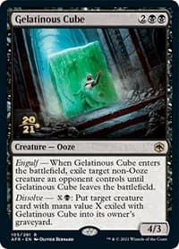 Gelatinous Cube from Prerelease Cards