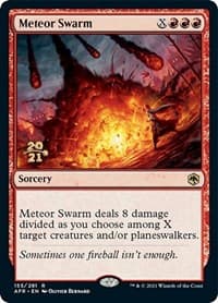 Meteor Swarm from Prerelease Cards