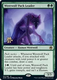 Werewolf Pack Leader from Prerelease Cards