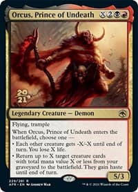 Orcus, Prince of Undeath from Prerelease Cards