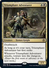 Triumphant Adventurer from Prerelease Cards