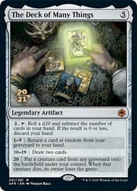 The Deck of Many Things from Prerelease Cards