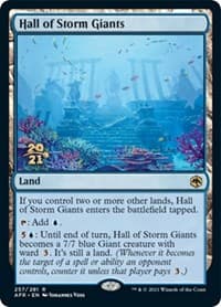Hall of Storm Giants from Prerelease Cards