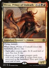 Orcus, Prince of Undeath from AFR Ampersand Promos
