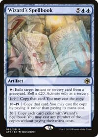 Wizard's Spellbook from AFR Ampersand Promos