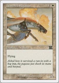 Armored Pegasus from Classic Sixth Edition