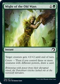 Might of the Old Ways from Innistrad: Midnight Hunt