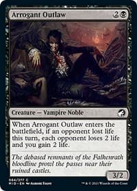 Arrogant Outlaw from Innistrad: Midnight Hunt