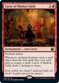 Curse of Shaken Faith from Innistrad: Midnight Hunt