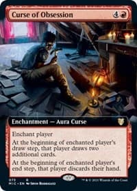 Curse of Obsession (Extended Art) from Commander: Innistrad: Midnight Hunt