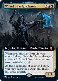 Wilhelt, the Rotcleaver (Extended Art) from Commander: Innistrad: Midnight Hunt