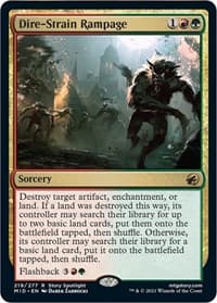 Dire-Strain Rampage from Innistrad: Midnight Hunt
