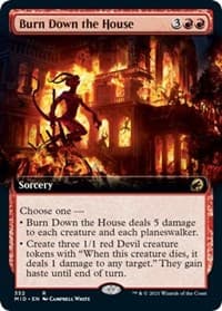 Burn Down the House (Extended Art) from Innistrad: Midnight Hunt