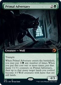 Primal Adversary (Extended Art) from Innistrad: Midnight Hunt