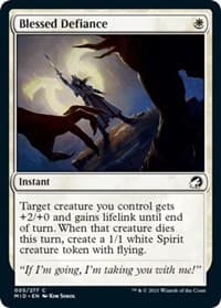 Blessed Defiance from Innistrad: Midnight Hunt