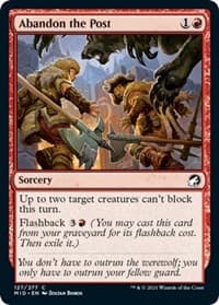 Abandon the Post from Innistrad: Midnight Hunt