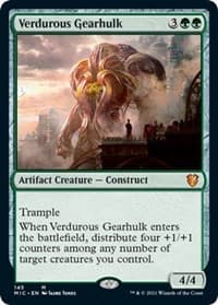 Verdurous Gearhulk from Commander: Innistrad: Midnight Hunt