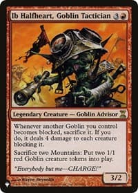 Ib Halfheart, Goblin Tactician from The List Reprints