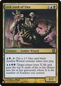Lich Lord of Unx from The List Reprints