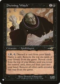 Divining Witch from The List Reprints