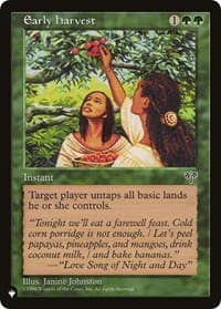 Early Harvest from The List Reprints