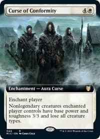 Curse of Conformity (Extended Art) from Commander: Innistrad: Midnight Hunt