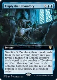 Empty the Laboratory (Extended Art) from Commander: Innistrad: Midnight Hunt