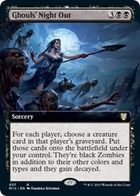 Ghouls' Night Out (Extended Art) from Commander: Innistrad: Midnight Hunt