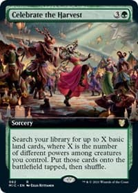 Celebrate the Harvest (Extended Art) from Commander: Innistrad: Midnight Hunt