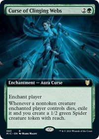 Curse of Clinging Webs (Extended Art) from Commander: Innistrad: Midnight Hunt