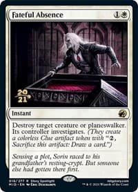 Fateful Absence from Prerelease Cards