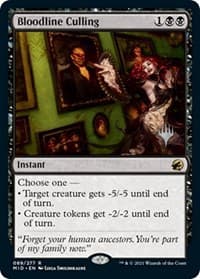 Bloodline Culling from Promo Pack: Innistrad: Midnight Hunt