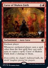 Curse of Shaken Faith from Promo Pack: Innistrad: Midnight Hunt