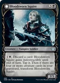 Bloodsworn Squire (Showcase) from Innistrad: Crimson Vow